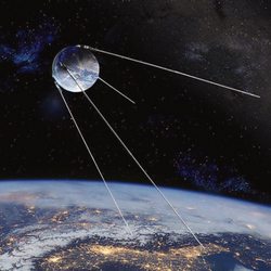 Является ли тепловым движением вращение искусственного спутника вокруг Земли? 