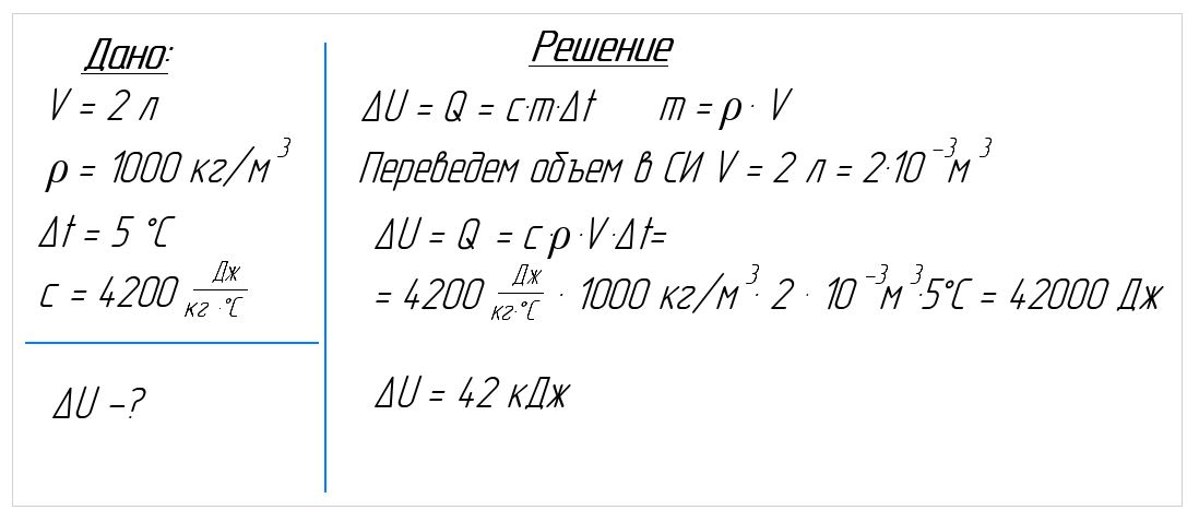 Решение задачи 8 класс