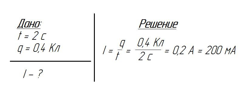 Решение задачи по физике 8 класс