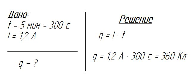 Решение задачи по физике 8 класс